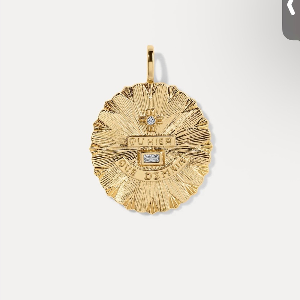 Miranda Frye Gold Pendant Love Charm